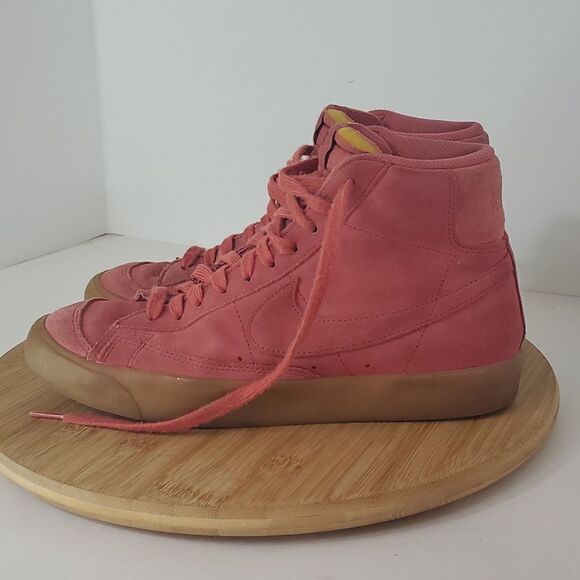Nike Blazer Mid 77 Suede Light Redwood Gum Hi Top Sneakers Men's Size 8 - Picture 3 of 9